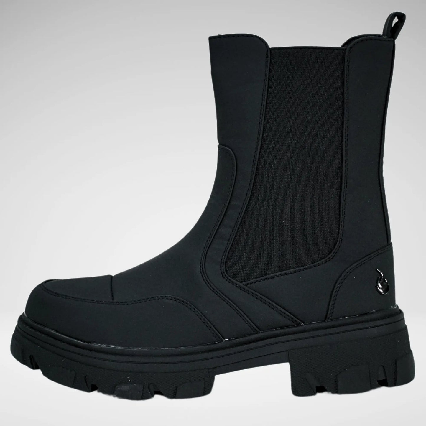 Ubat Ladies Wax Boxer Boot | Black