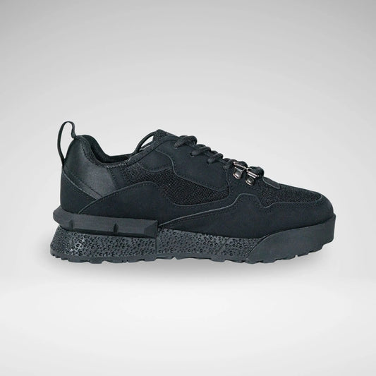 URBAN ART MC6727 PLAY 1NB NUBUCK MESH SNEAKER BLACK