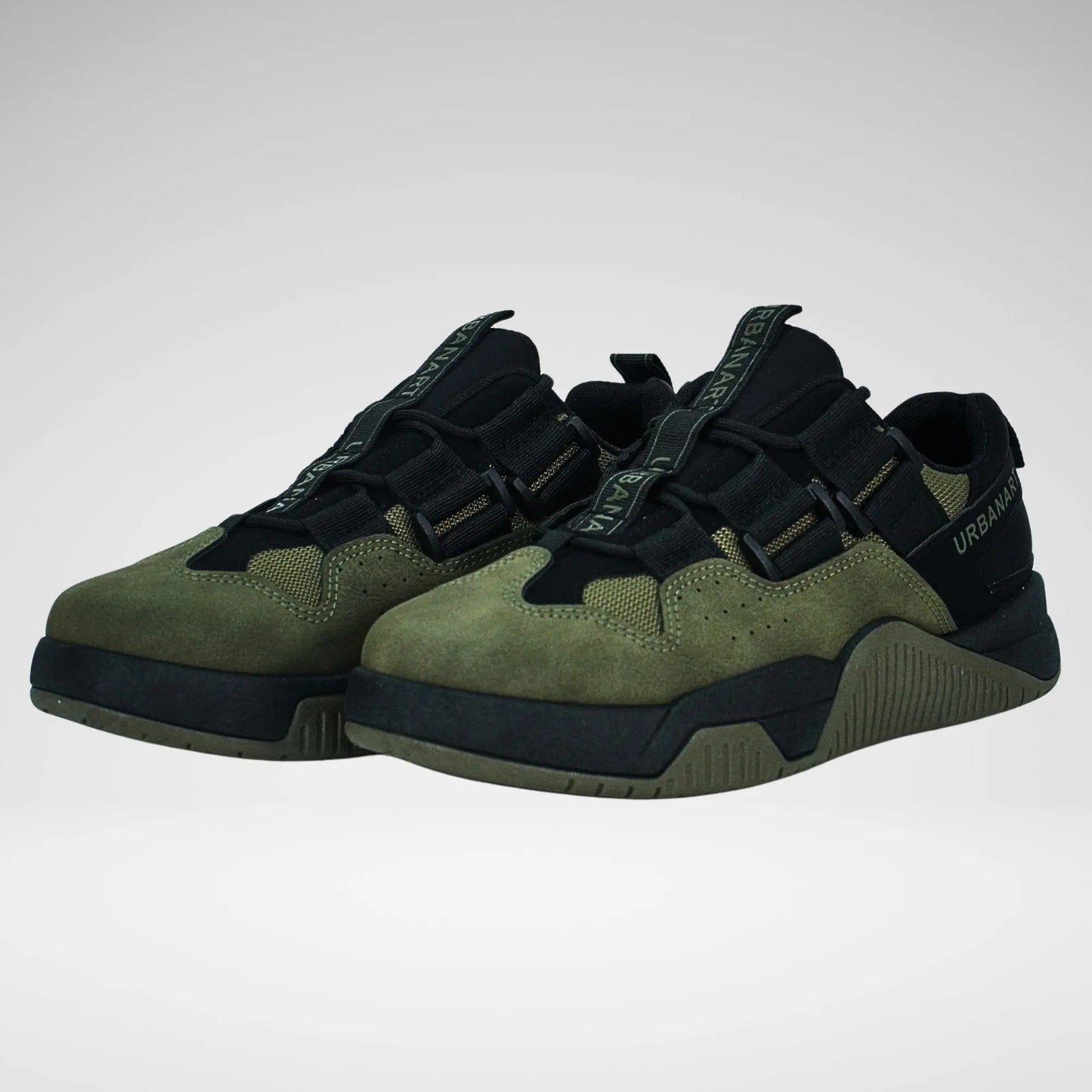 Urban Art Rover 1 Faux Nubuck Nylon Shoe | Olive