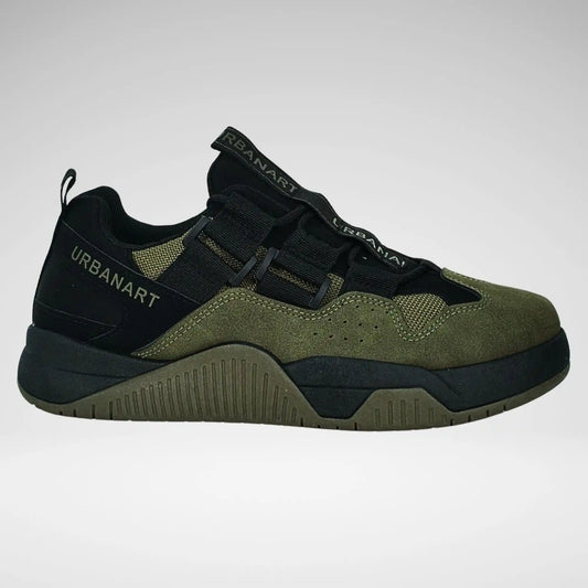 Urban Art Rover 1 Faux Nubuck Nylon Shoe | Olive