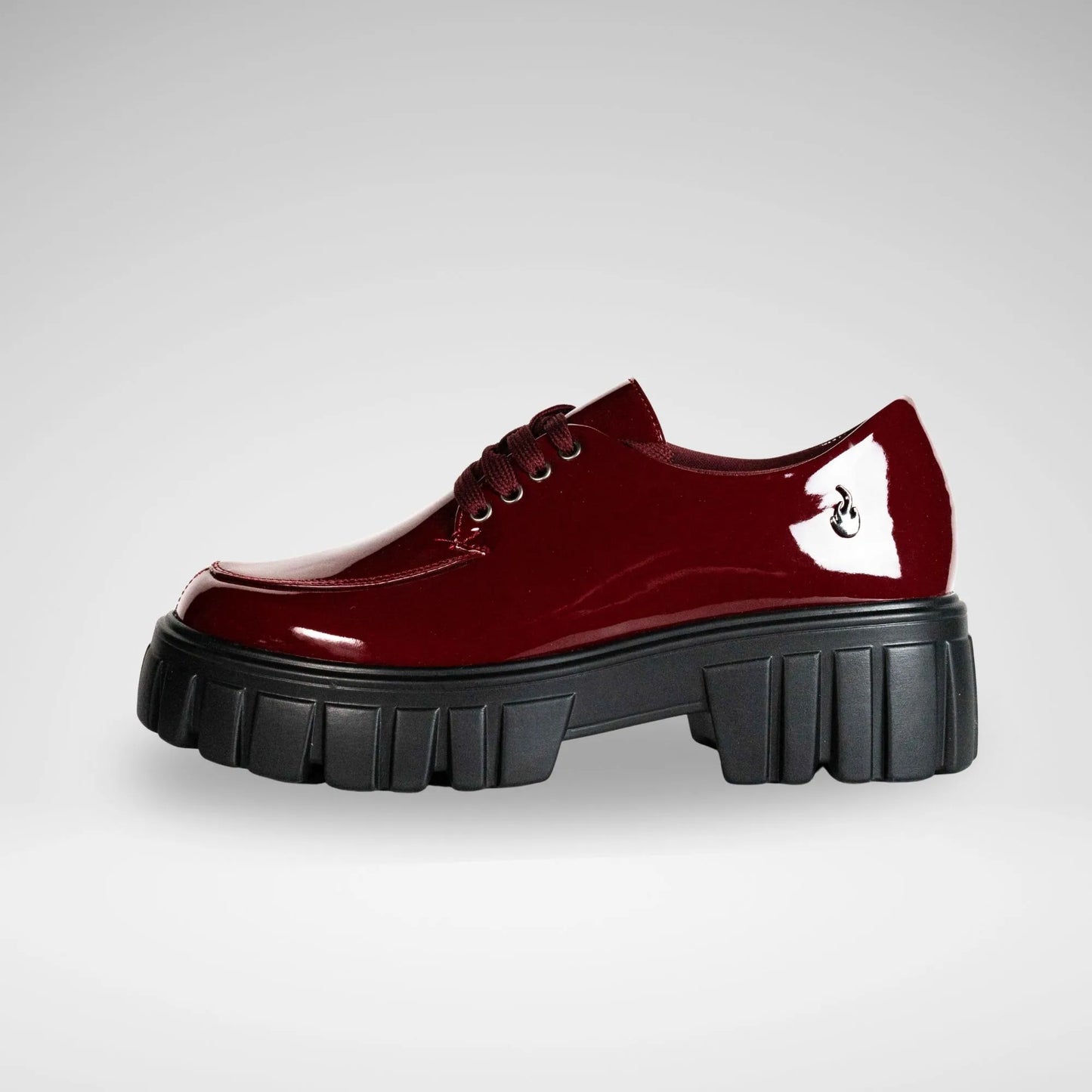 URBAN ART BLAIR1 PATENT SHOES BURGUNDY 5 L269003 Burgandy