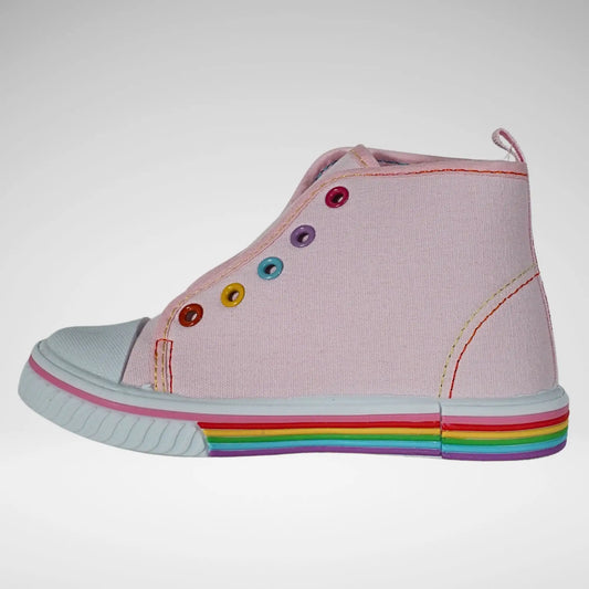 Pierre Cardin Rainbow Sneaker | Light Pink