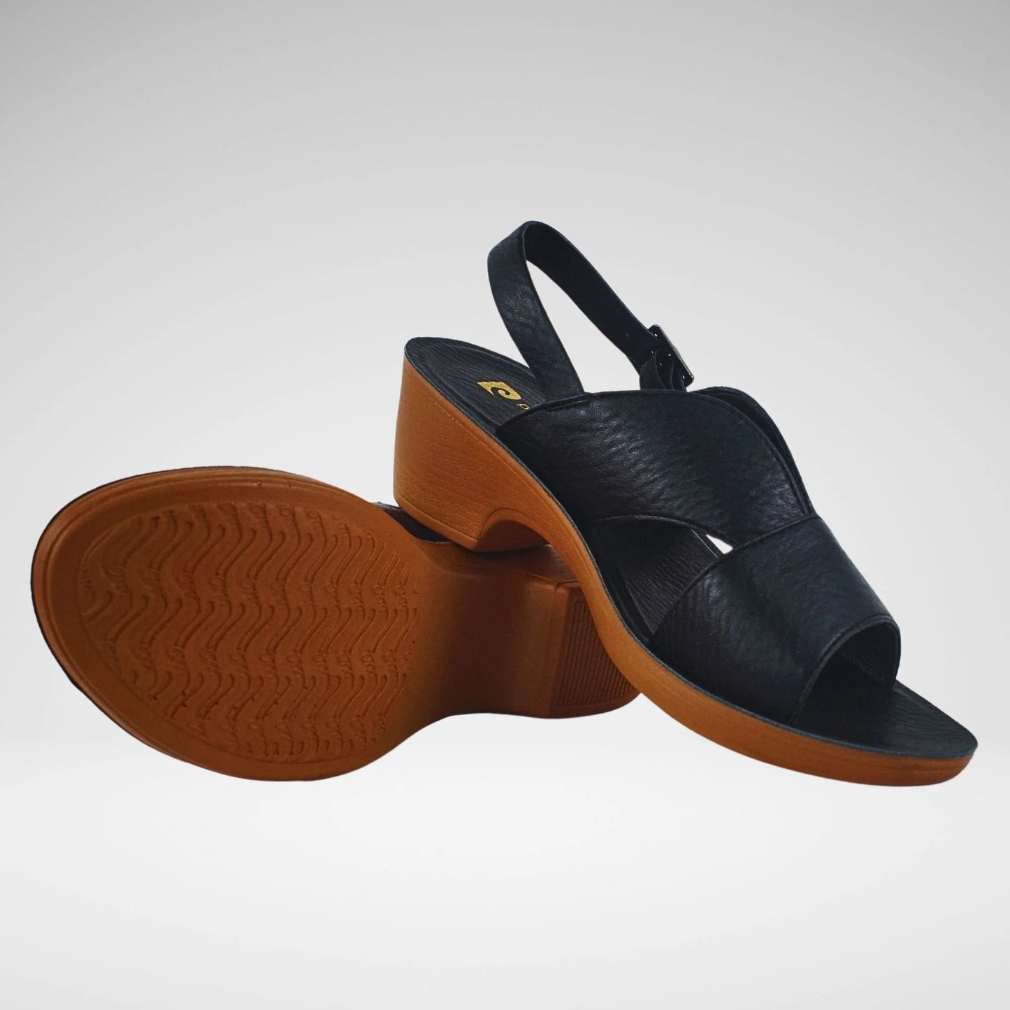 Pierre Cardin Caramelo Sandal | Black