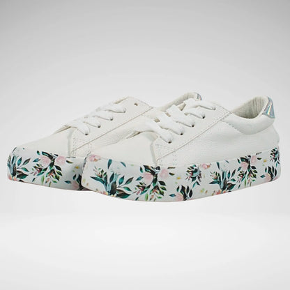 Kstar7 Emmi-Lace Girls Sneaker | White
