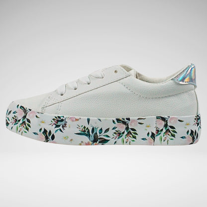 Kstar7 Emmi-Lace Ladies Sneaker | White