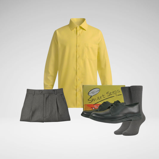 Rising Stars (Grades 5–7) Combo Longsleeve – Essential Uniform Pack Gold 2 Pairs Socks Free