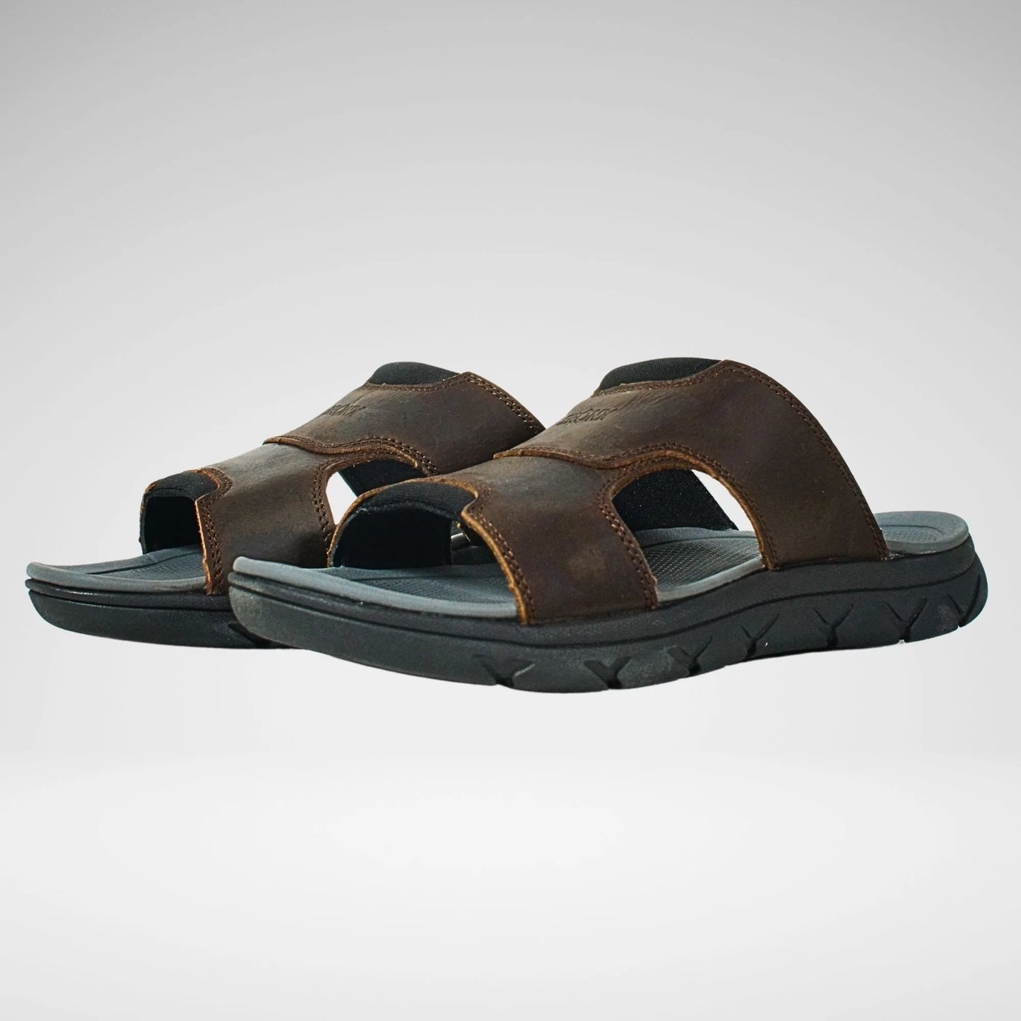 Bronx Midtown Leather Sandal | Chocolate