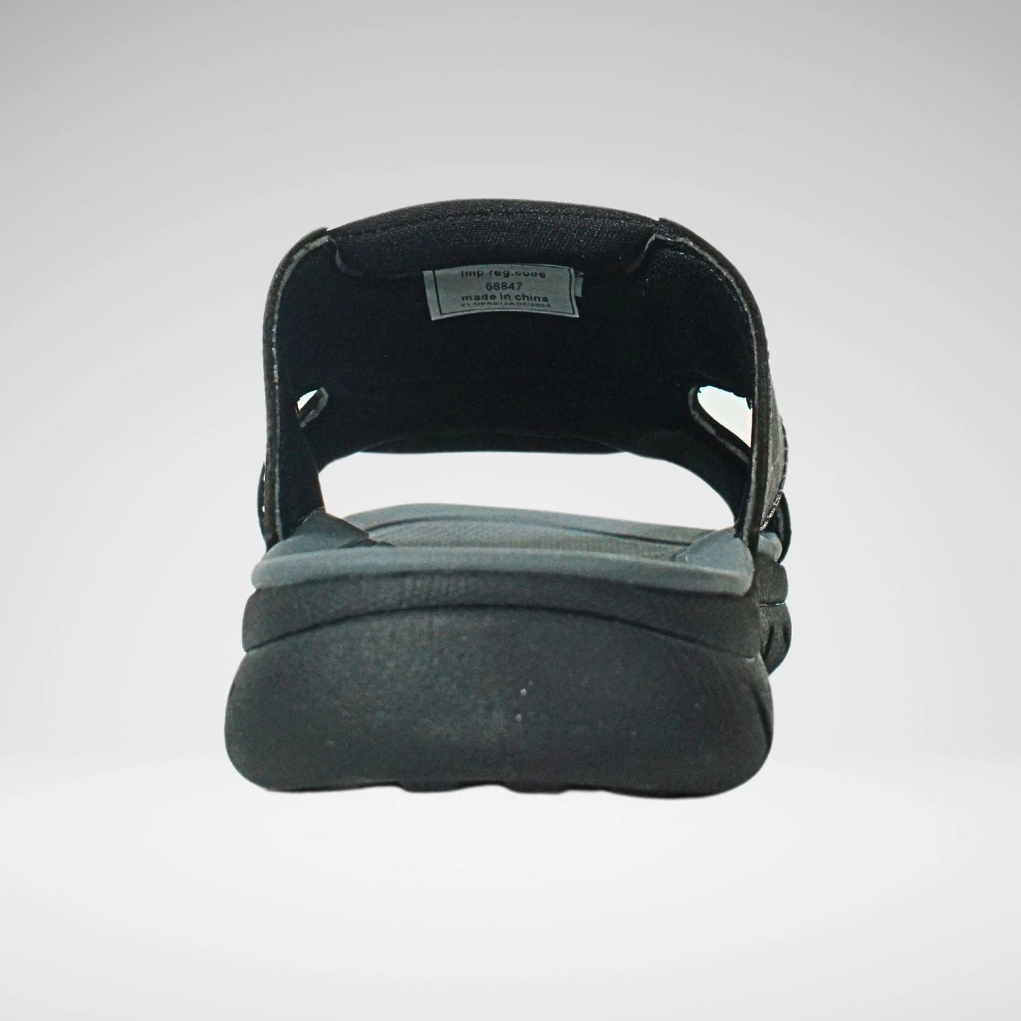 Bronx Midtown Leather Sandal | Black
