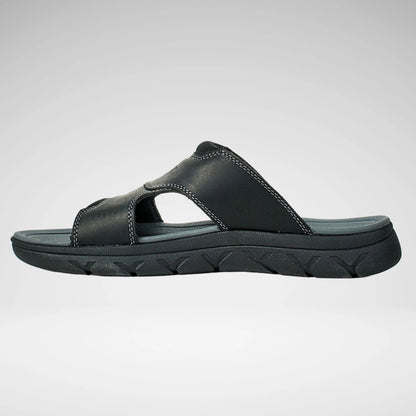Bronx Midtown Leather Sandal | Black