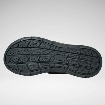 Bronx Midtown Leather Sandal | Chocolate