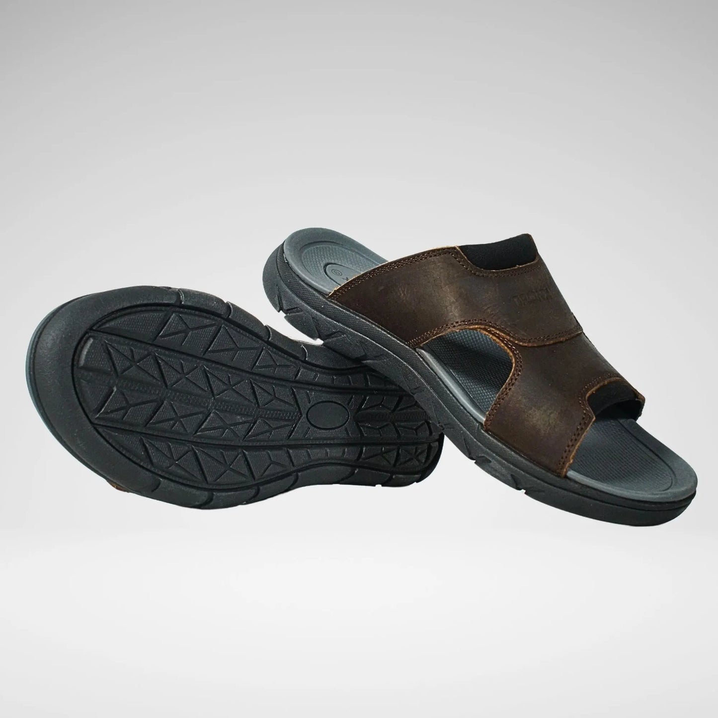 Bronx Midtown Leather Sandal | Chocolate