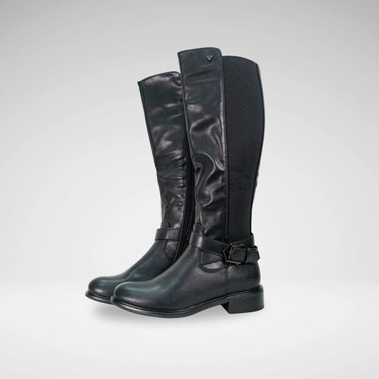 BUTTERFLYFEET LB9412 HUDA17 LONG BOOT BLACK