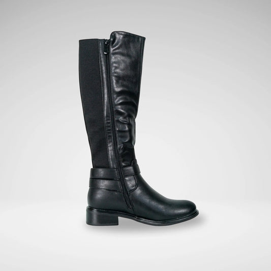 BUTTERFLYFEET LB9412 HUDA17 LONG BOOT BLACK