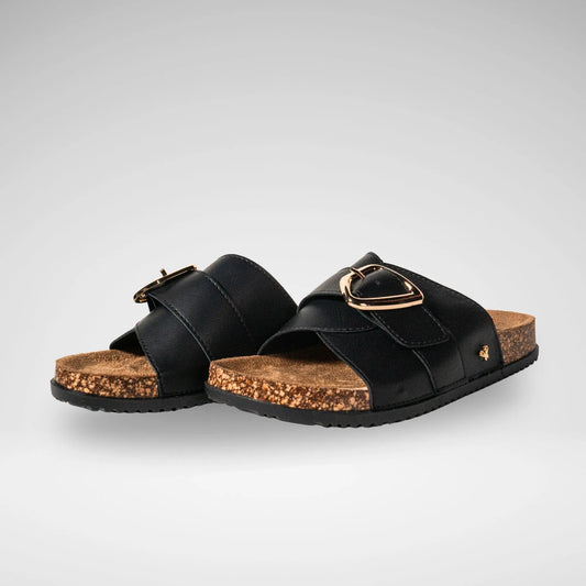 BUTTERFLY FEET LS5840 LEYA1 LADIES SANDAL - BLACK