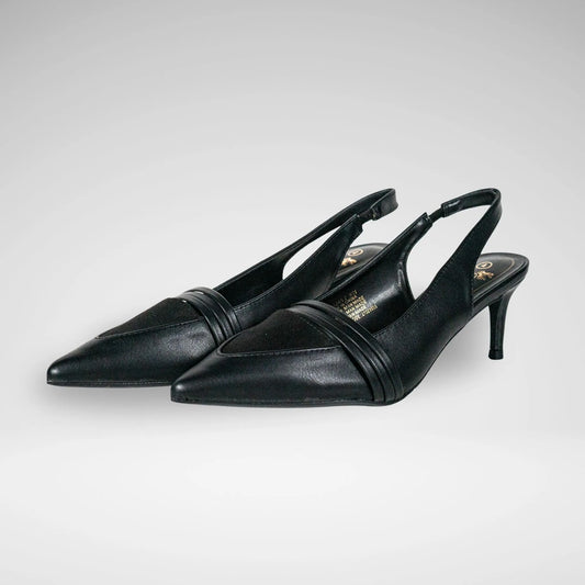 BUTTERFLYFEET LH7335 MEAGAN2 LADIES HEEL BLACK