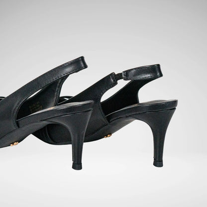 BUTTERFLYFEET LH7335 MEAGAN2 LADIES HEEL BLACK