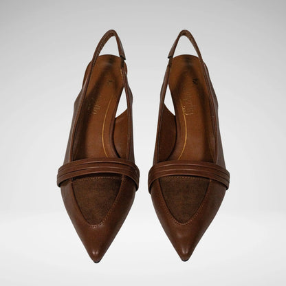 BUTTERFLYFEET LH7335 MEAGAN2 LADIES HEEL CHOCOLATE