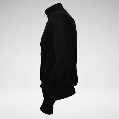 Carducci Bari Zip Quater Zip Jersey Black