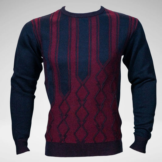 Carducci Dariso Jersey Navy/burgandy