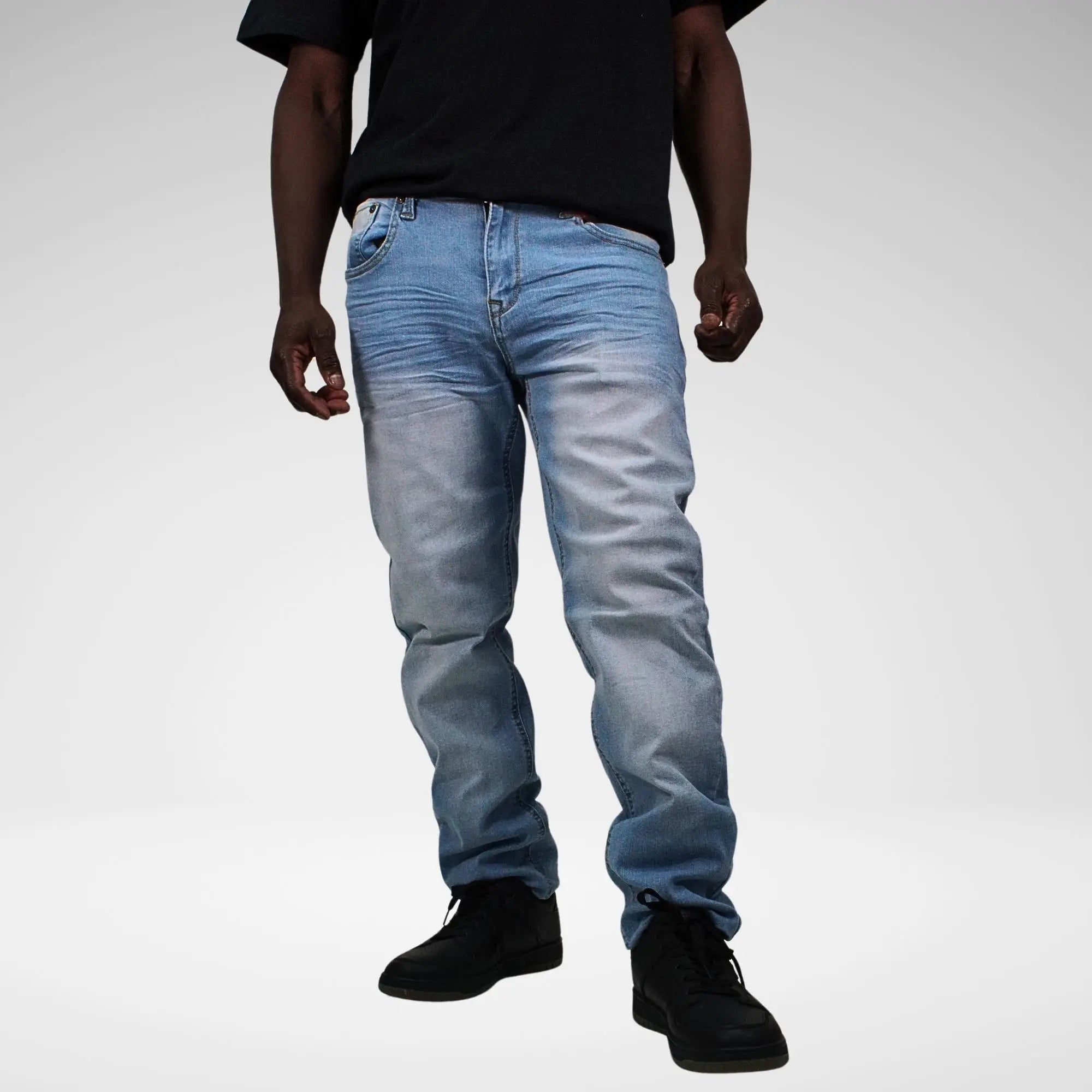 Cutty Harper Denim Jeans | Mid Blue – Noxwholesalers