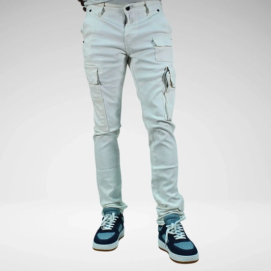 Cutty Leo Denim Jeans | White