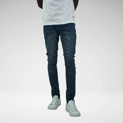 CUTTY SANTANA BASIC DENIM JEANS|STEEL BLUE