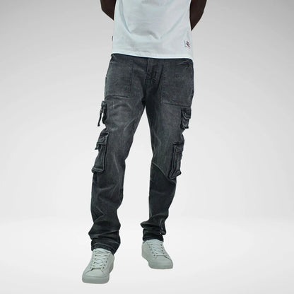 CUTTY BRONCO DENIM JEANS | BLACK