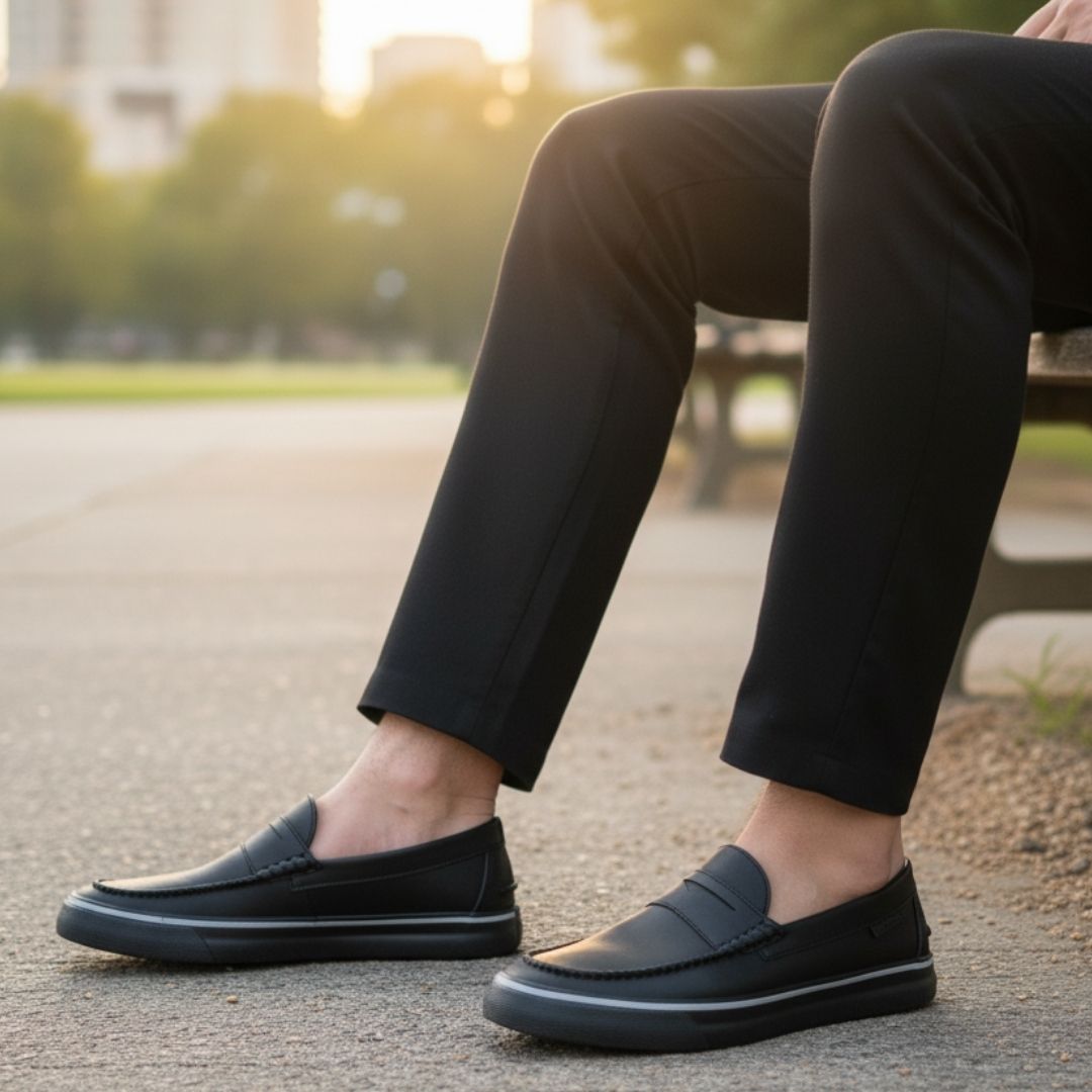 MAZERATA - VINNY1NUB FAUX SNEAKER - MC6824 - BLACK