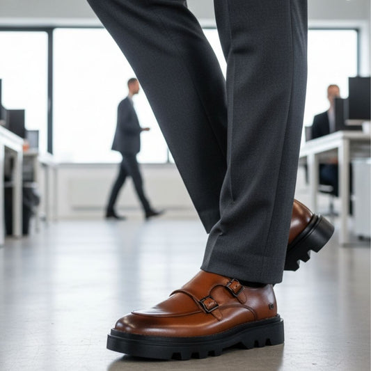 MAZERATA - VINCHEY30 FAUX LEATHER DOUBLE STRAP - MC6843 - TAN