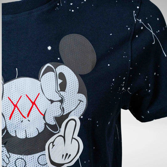 GASOLINE - MICKEY TEE - MTS2812 - NAVY - R289.99
