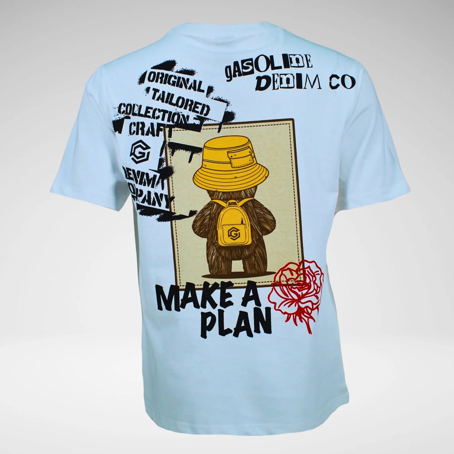 Gasoline Mike T-Shirt | White
