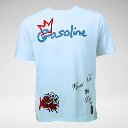 Gasoline Mike T-Shirt | White