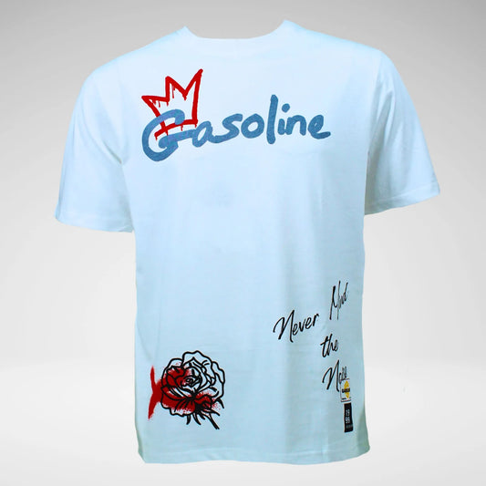 Gasoline Mike T-Shirt | White