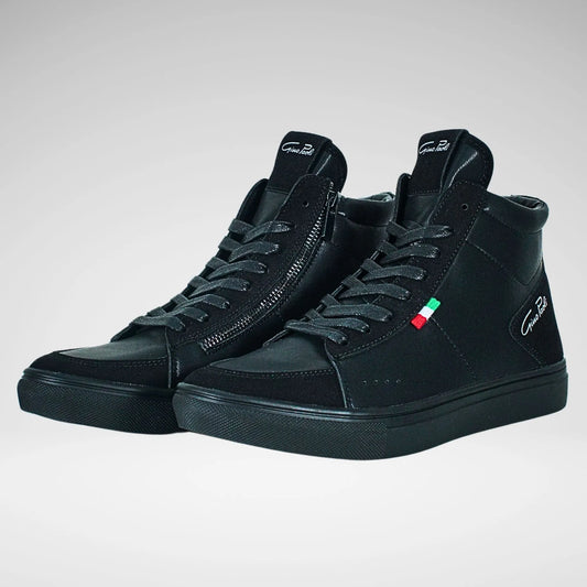 Gino Paoli Hugo Hi-Top Sneaker | Black