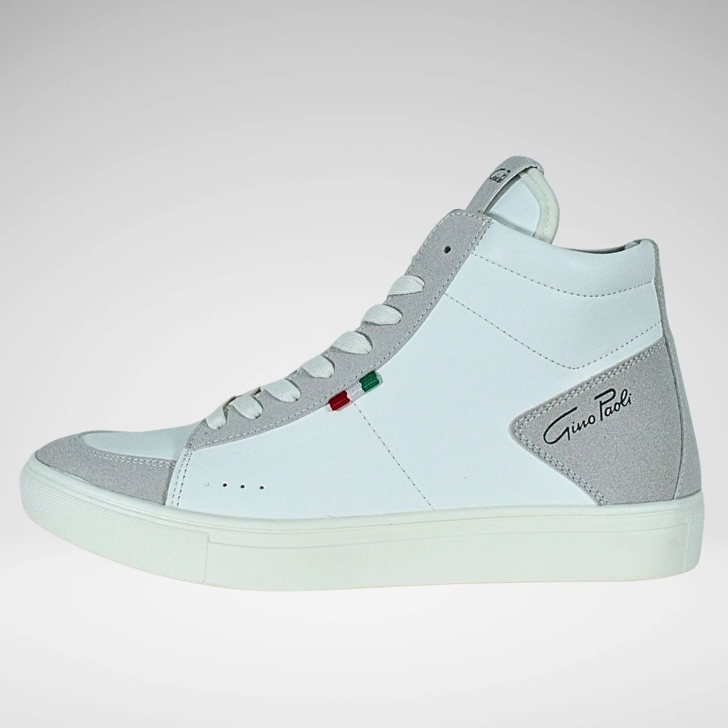 Gino Paoli Hugo Hi-Top Sneaker | White