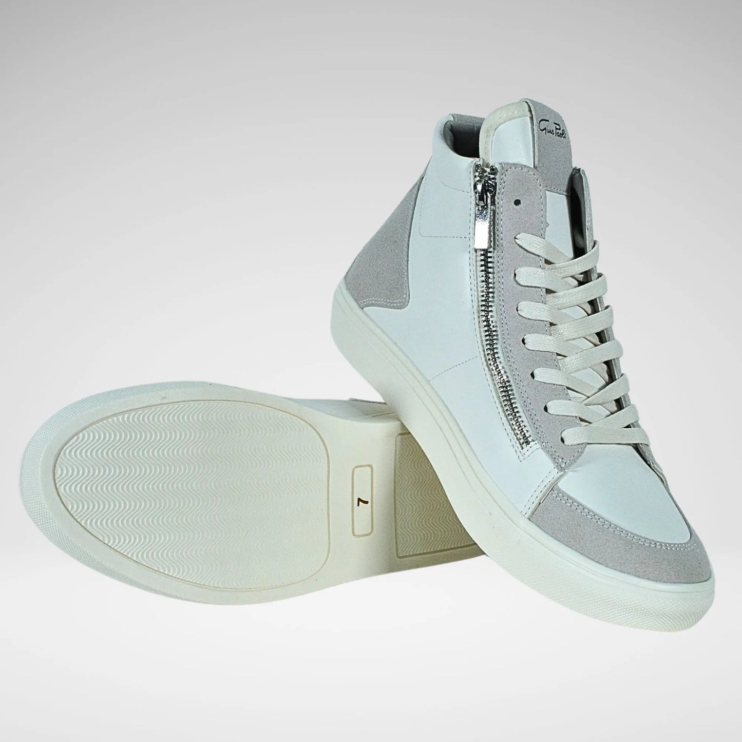 Gino Paoli Hugo Hi-Top Sneaker | White