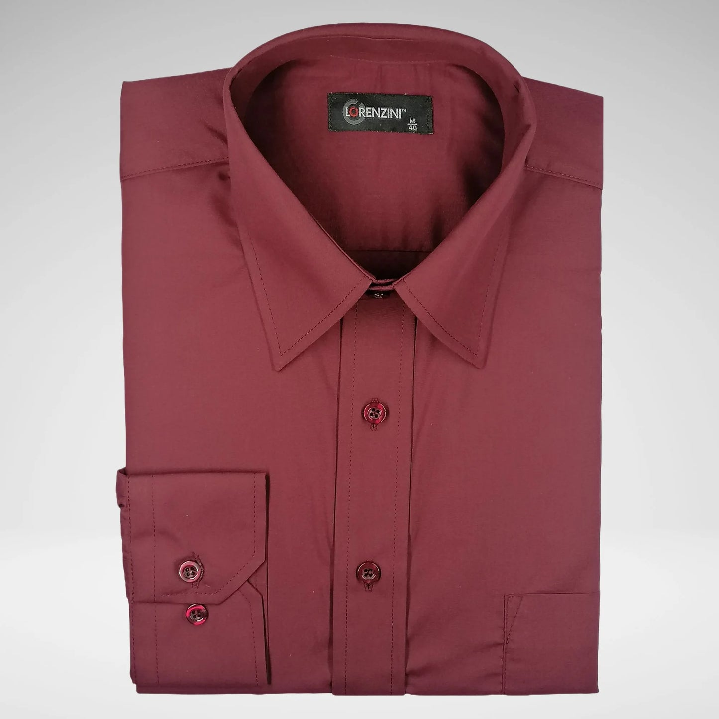 Lorenzini Men's Lounge Shirt | Maroon