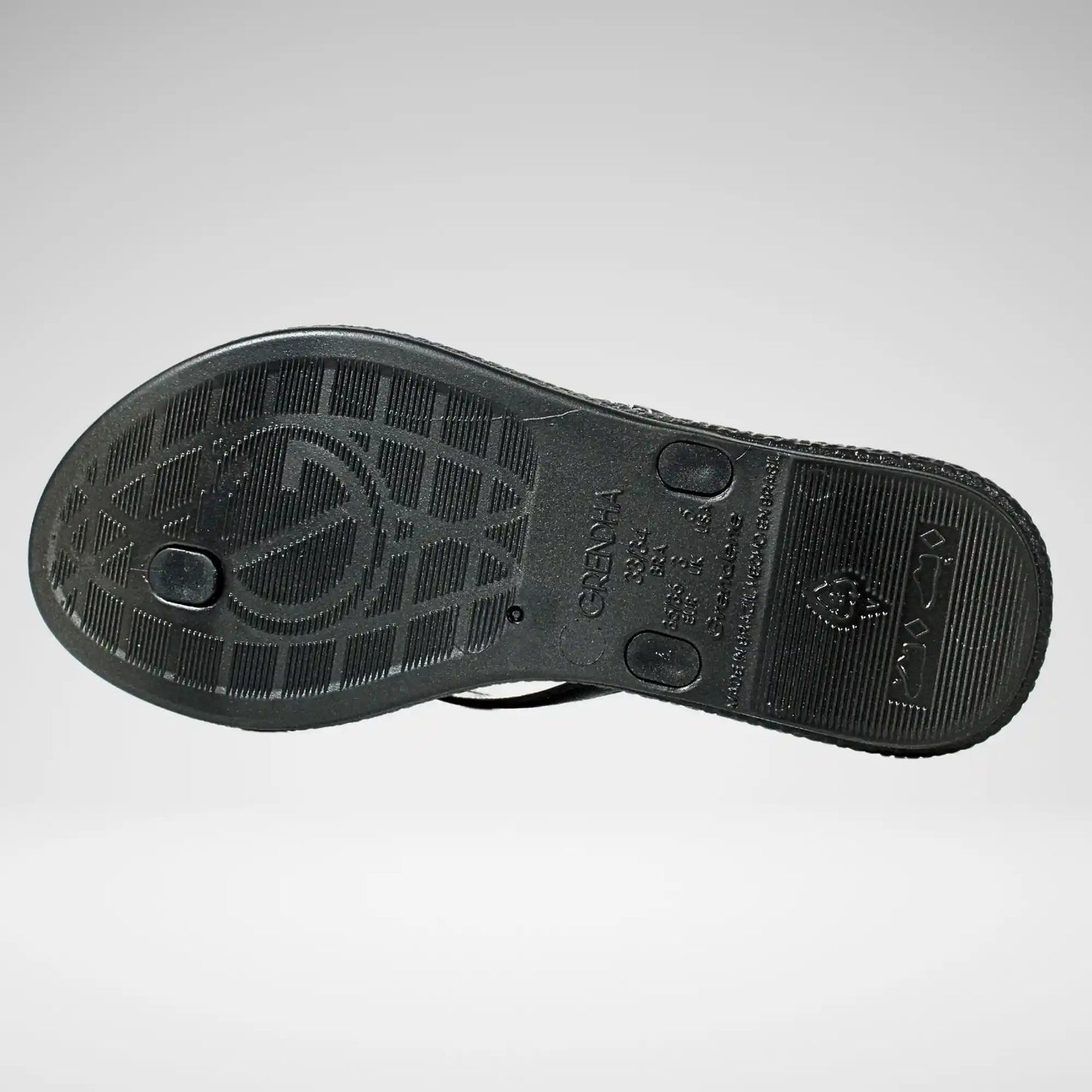 Grendha Elegant Rast Slipper | Black