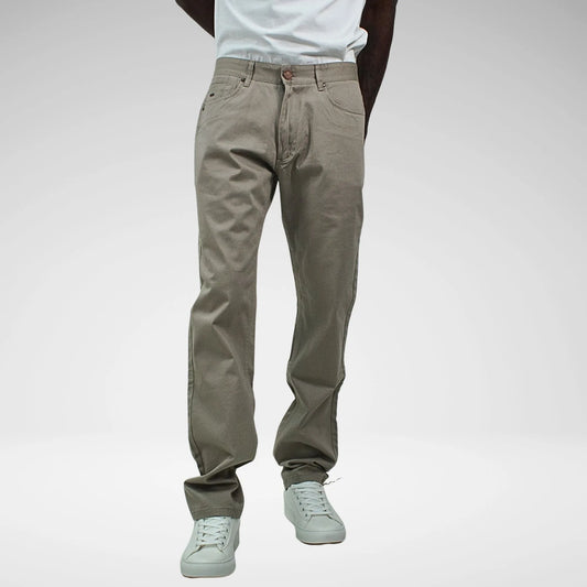 Jonathan D Men's Cotton Jeans | Cement
