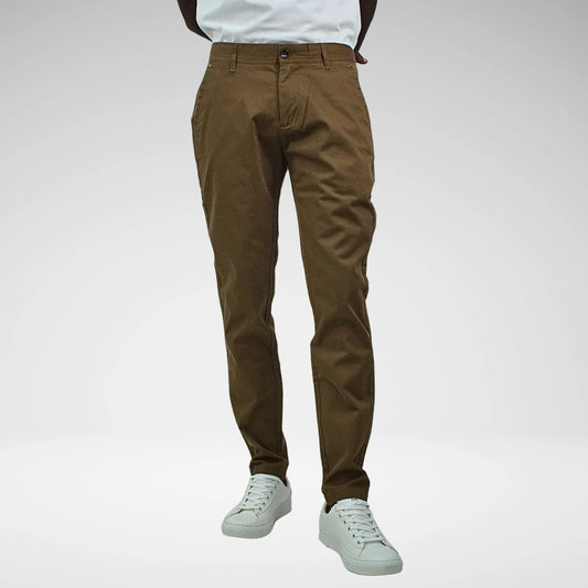 Jonathan D Men's Cotton Trouser | Toffee