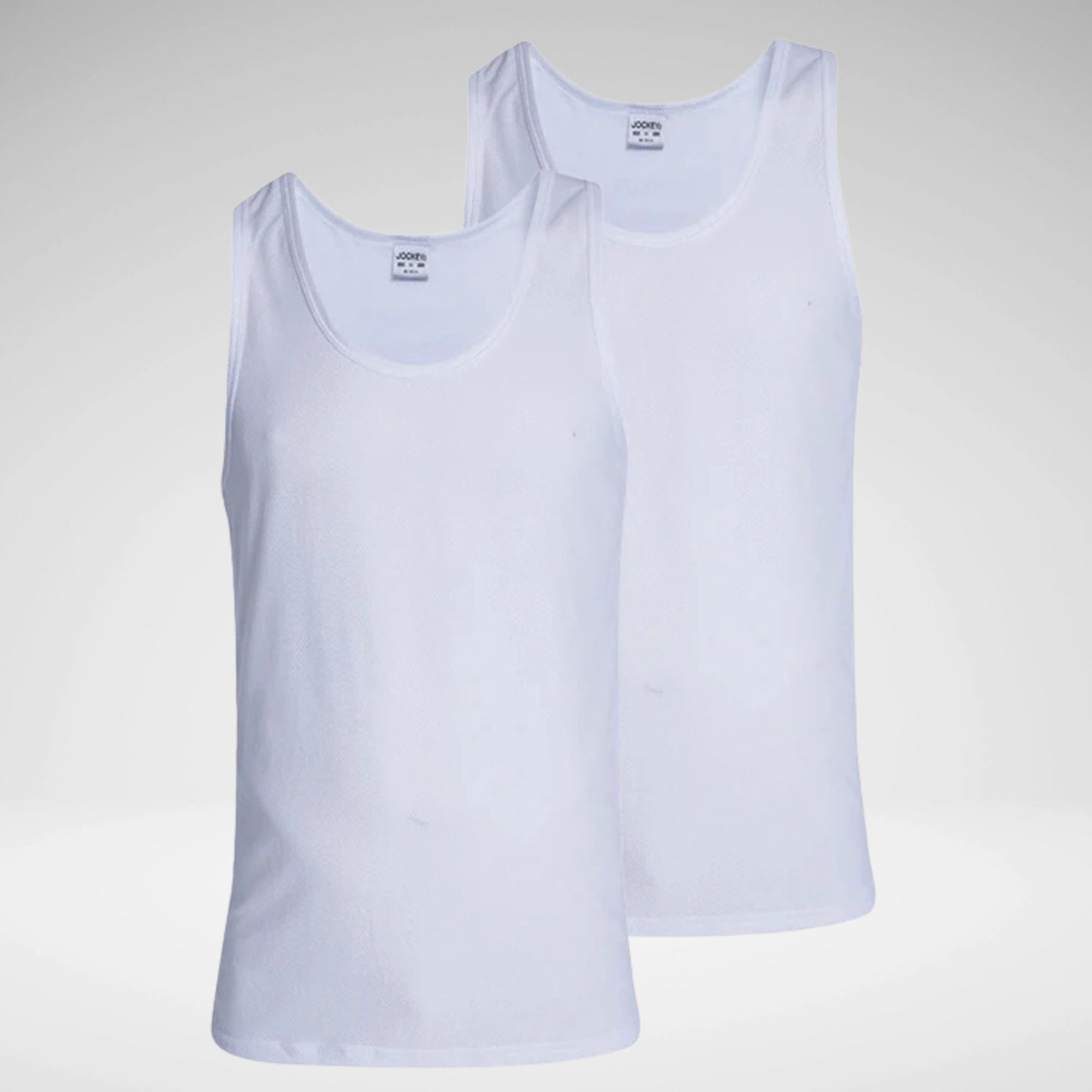 Jockey Eyelet Men's Vest | White