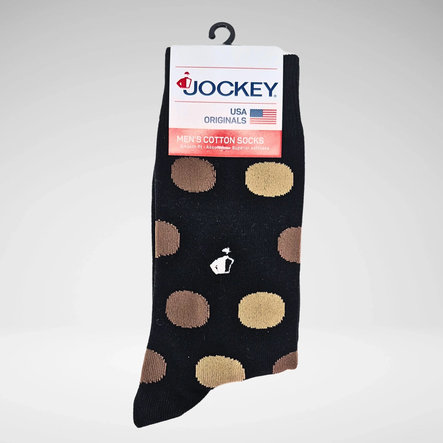Jockey Cotton Design Socks | Black