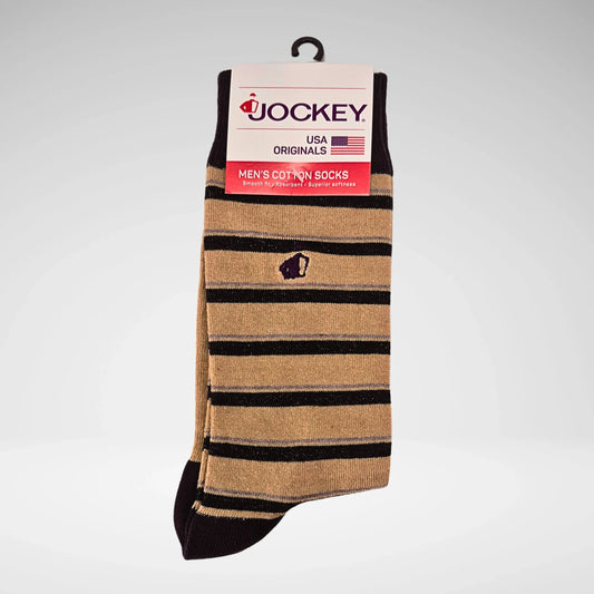 Jockey Cotton Design Socks | Beige