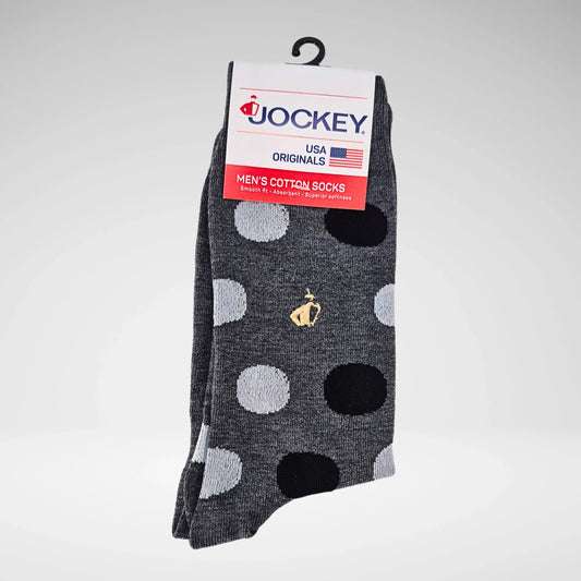 Jockey Cotton Design Socks | Grey