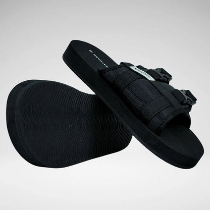 Jonathan D Jack Buckle Sandal | Black