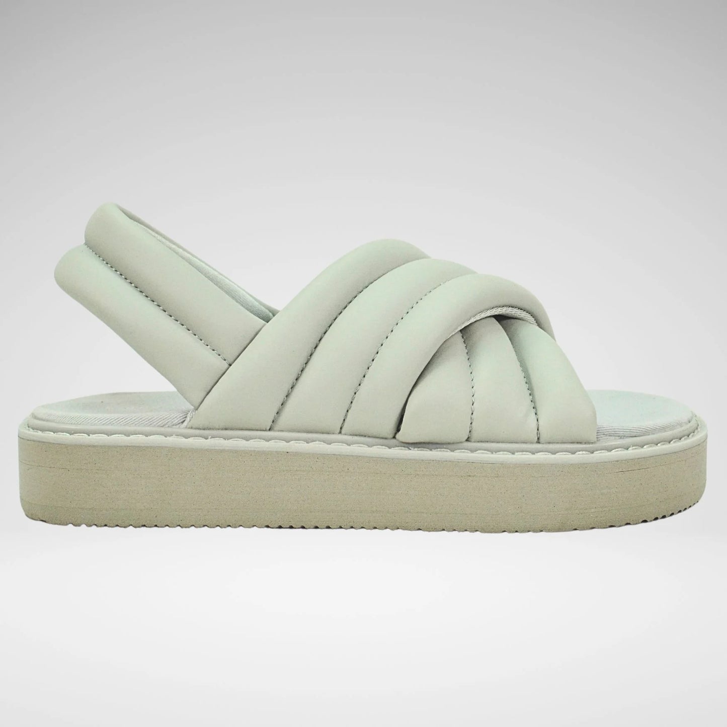 Jonathan D Jonah Puffed Sandal | Stone