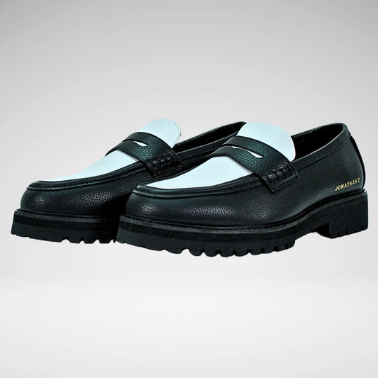 Jonathan D Pennymoc PU Shoe | Black/White
