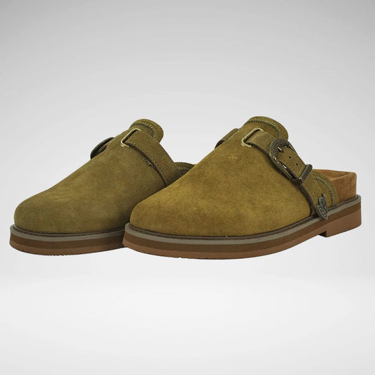 Jonathan D Mule Sandal | Moss