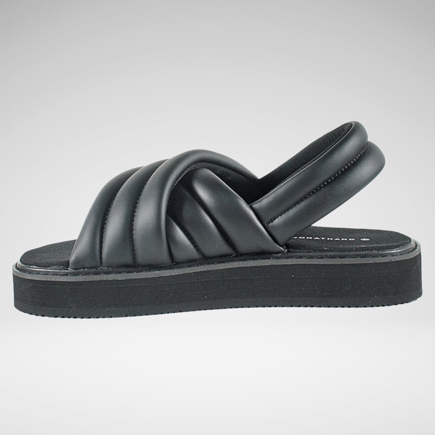 Jonathan D Jonah Puffed Slide | Black