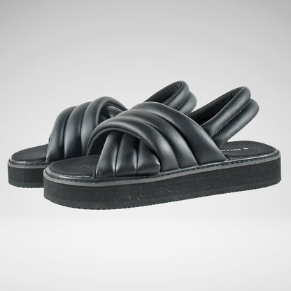 Jonathan D Jonah Puffed Slide | Black